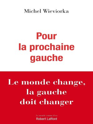 cover image of Pour la prochaine gauche